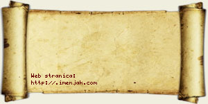 Jana Stranjaković vizit kartica